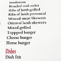 MAR CAS Casablanca 2016DEC29 013  Not sure about ordering the horse burgers and the "Toppped" burger looks a little iffy as well. : 2016, 2016 - African Adventures, Africa, Casablanca, Casablanca-Settat, Date, December, Month, Morocco, Northern, Places, Trips, Year